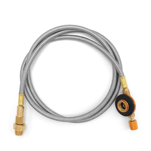 1 Stück Adapter Für Camping-Gaskocher Anpassung Für Outdoor-Bereich (1 m Extended tube) von HpLive