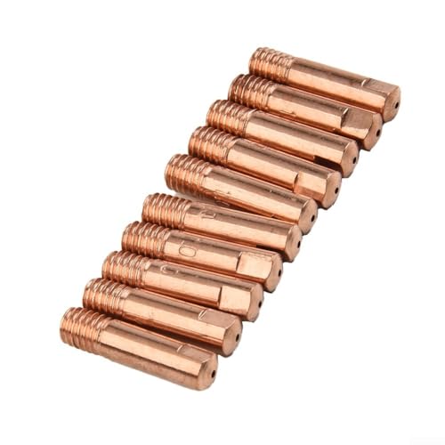10Pcs MB 15AK MIG/MAG M6 Welding Torch Tips Holder Gas Nozzle 0 8/1 0/1 2mm Apertures (1.0mm) von HpLive