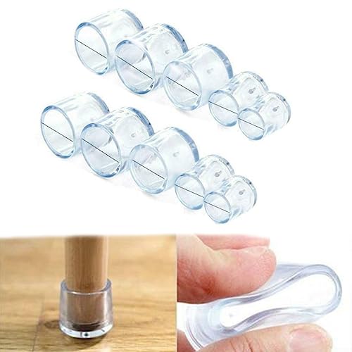22mm Stuhl Bein Bodenschoner Silikon Möbel Tassen Weiche Tisch Füße Abdeckung, Stuhl Bein Kappe Gummi Füße Protector Pad Möbel Tisch Abdeckungen Runde Unterseite von HpLive