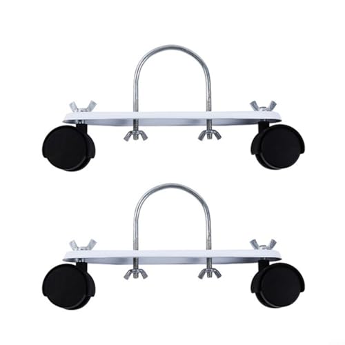 2PCS Rollen stehen für Öl Ting Hydroelektrische Heizkörper Elektrische Heizung Spezielle Mobile Riemenscheibe Halterung (schwarz) von HpLive