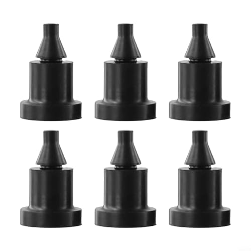 6 Stück Vibrationsdämpfer Puffer Set Kompatibel mit BR200-700 Serie Laubbläser Ersatzteile 4282-791-5902 Schwarz(6 Stück) von HpLive