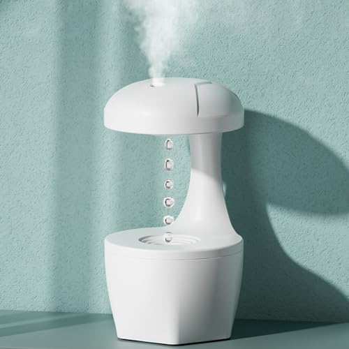 800ml Cool Mist Luftbefeuchter, USB Luftbefeuchter Wassertropfen Gegenstrom Luftbefeuchter, Anti-Schwerkraft Wassertropfen Luftbefeuchter für Home Office von HpLive