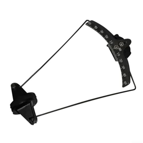 Aluminium 0-50 Grad Neigungsmesser Querruder-Winkelmesser DIY-Werkzeug für RC-Modellflugzeuge Präzise Messung, Schwarz Aluminium 0-50 Grad Neigungsmesser Querruder-Winkelmesser DIY-Werkzeug für RC-Modellflugzeuge Präzise Messung, Schwarz von HpLive
