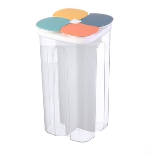 Frische Keeping Box Geteilter Speicherbehälter Geteiltes Versiegeltes Glas (2.3L Dark) von HpLive