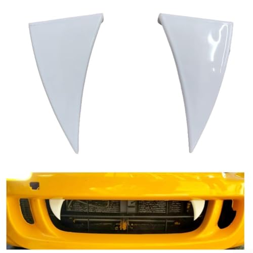 Halloween-Autozähne, Vampirzähne, Dekorationen – 2er-Pack weiße Kunststoff-Kühlergrillzähne für Autos, LKWs, SUVs – 90 x 70 x 30 mm von HpLive