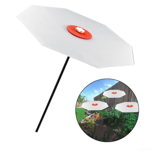 HpLive 1 Stück Sonnenschirm für Gartenpflanzen, Garten Sonnenschutz Tablettschirm für Garten Topfpflanzen, 30cm x 63,5cm von HpLive