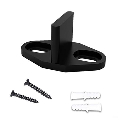 HpLive 1 stücke Schwarz Einstellbare Boden Führung Wand/Tür Untere Führung Für Schiebetür Boden Führung Scheune Tür Hardware von HpLive