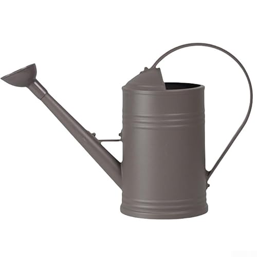 HpLive 1.8L Gießkanne mit Langem Ausguss Kunststoff Bewässerungskanne für Zimmerpflanzen Garten Balkon Blumen(Graubraun) von HpLive