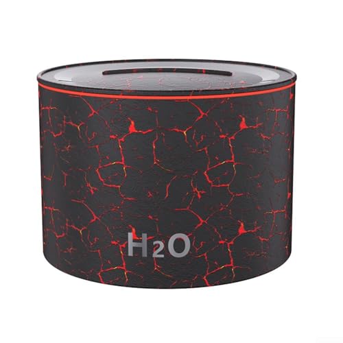 HpLive 160ML Aromatherapie Luftbefeuchter Mit Flammeneffekt LED Aroma Diffuser Ätherische Öle Raumbefeuchter(Geknackt) von HpLive