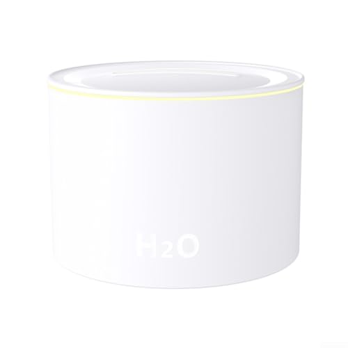 HpLive 160ML Aromatherapie Luftbefeuchter Mit Flammeneffekt LED Aroma Diffuser Ätherische Öle Raumbefeuchter(Weiß) von HpLive