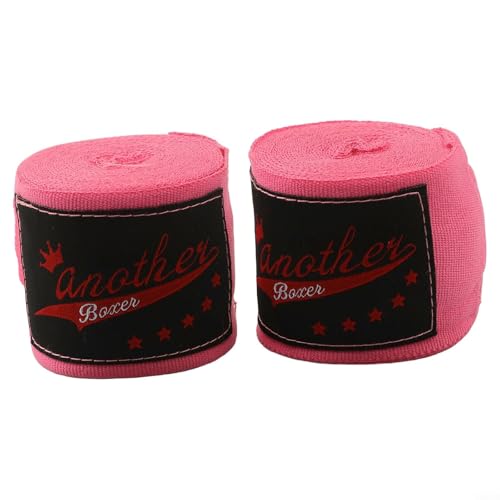 HpLive 2 Rollen 3 M Boxbandagen unelastisch，Sportgurt-Boxbandagen und bei harmta kann ich Handbandagen machen für Boxen, MMA, Kickboxen(Pink) von HpLive