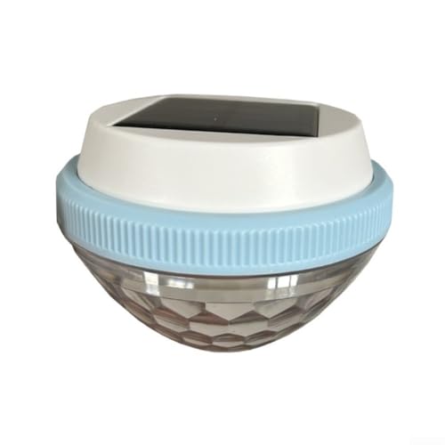 HpLive 2 Stück Solarleuchte Schwimmende Pool Beleuchtung 7 Farben LED Wasserdicht Teichbeleuchtung für Garten Schwimmbad(Colored Peach) von HpLive