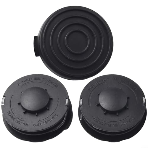 Für HPLIVE 2 Stück Trimmerspule Schnur und 1 Stück Spulenabdeckung für Aldi Gardenline Rasentrimmer für King für Top Craft, Trimmerfaden Nachfüllspule Ersatzteile Für HPLIVE 2 Stück Trimmerspule Schnur und 1 Stück Spulenabdeckung für Aldi Gardenline Rasentrimmer für King für Top Craft, Trimmerfaden Nachfüllspule Ersatzteile von HpLive