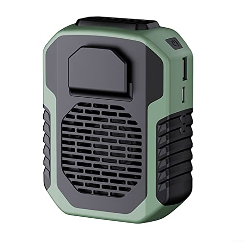 HpLive 6000 mA Tragbarer USB Ventilator, Persönlicher tragbarer Gürtelclip-Ventilator, Tragbarer Hüftventilator, für Büro, Reisen, Sport, Innen, Außen von HpLive