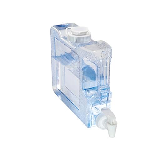HpLive 3-7.5L Kühlschrank Wasserbehälter Getränkespender mit Auslaufhahn Tragbar Wasserkanister für Küche(3L) von HpLive