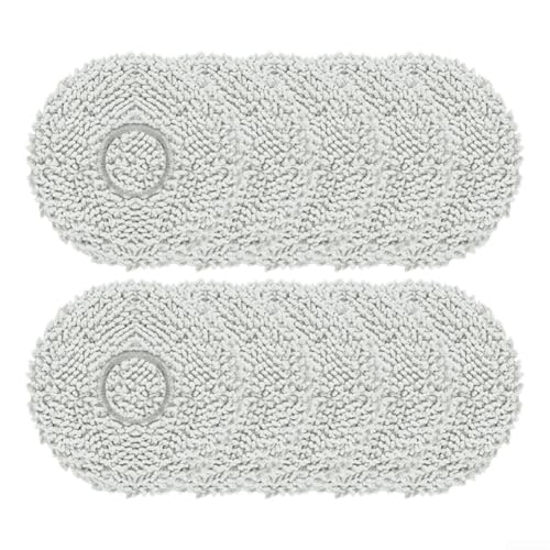 HpLive 4/10/20 Stück Mikrofaser Wischmopp Ersatztücher für Airbot für X40 Ultra 17000 Pa Saugroboter, Grau, Wischpads Set(10pcs) von HpLive