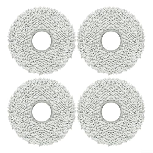 HpLive 4/10/20 Stück Mikrofaser Wischmopp Ersatztücher für Airbot für X40 Ultra 17000 Pa Saugroboter, Grau, Wischpads Set(4pcs) von HpLive