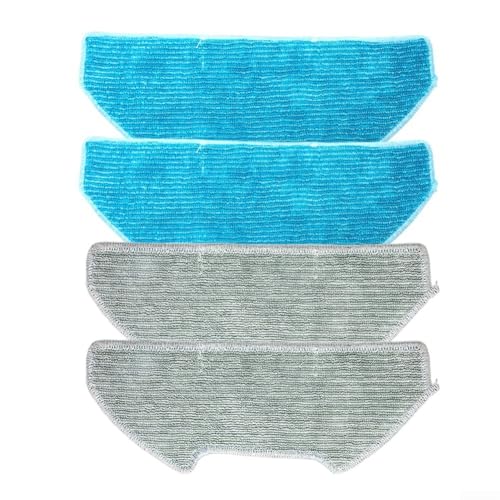 HpLive 4/10/20 Stück Ultra-Vision Mikrofaser Wischmopp Ersatztücher Wischmop Tuch für bObsweep Ultra-Vision Roboterstaubsauger(4 PACK) von HpLive