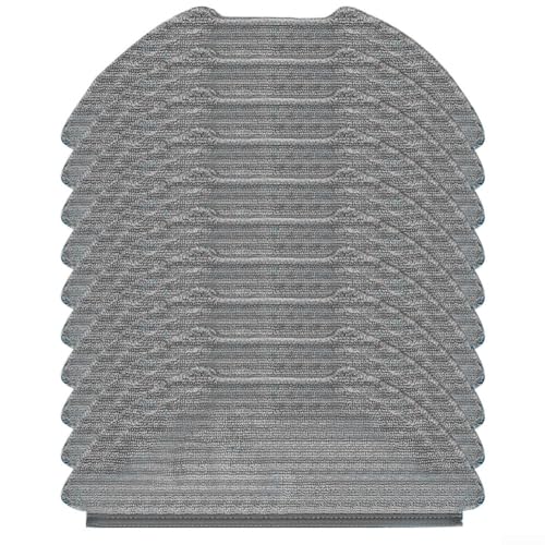 HpLive 4/10 Stück Mikrofaser Mopptücher Ersatzteile für Airrobo GT21 Saugroboter Wischmopp Zubehör(10 Pack) von HpLive