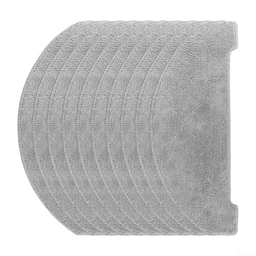 HpLive 4/10 Stück Mikrofaser Wischmopp Ersatztuch Set für Cleanova für W7 W11 Selbstentleerender Saugroboter, Bodenpflegepad für Roboterstaubsauger(10 PACK) von HpLive