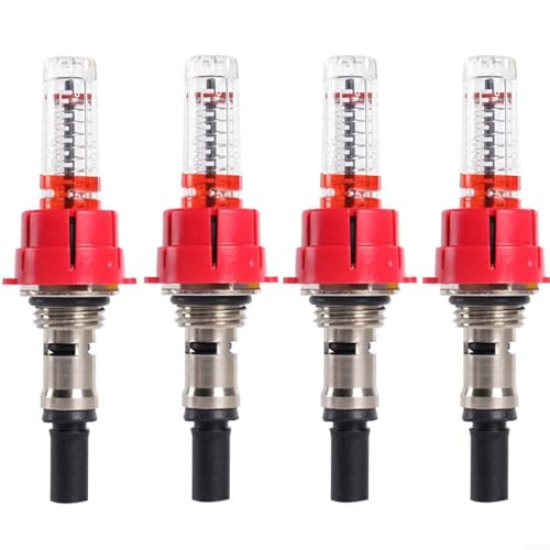 HpLive 4 Stück durchflussmesser fußbodenheizung,Durchflussmesser，Flowmeter Fußbodenheizung，Fußbodenheizungs-Verteiler-Durchflussmesser-Regler zur Optimierung der Wärmeverteilung von HpLive