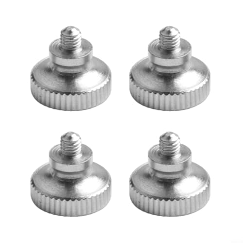 HpLive 4 Stück für M3 GB834 Edelstahl 302 Rändelkopf Daumenschrauben Handfest Glas Verschluss Schrauben Industriebedarf Zubehör(M3x3) von HpLive
