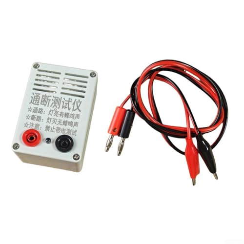 HpLive 9V Kontinuitätsprüfer mit Summer und Anzeigelicht für Draht Kabel PCB Schalter Test Messgerät Elektronik Tester Leitungsprüfer(B) von HpLive