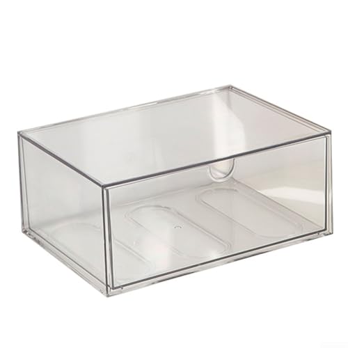 HpLive Acryl Schubladenbox Transparent Schmink Organizer Kosmetik Aufbewahrung für Schreibtisch und Kommode(D) von HpLive