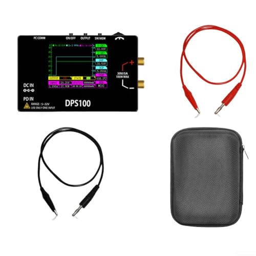 HpLive DC-Stromversorgungsmodul 100 W programmierbarer Spannungsregler 5–30 V 5 A CNC-Digitalsteuerung mit TFT-Display Typ-C-Eingang von HpLive