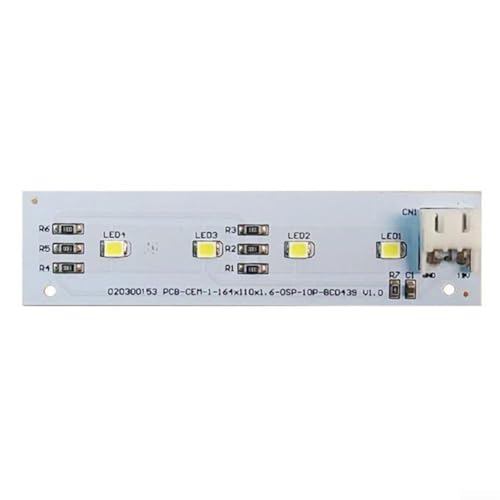 HpLive DC12V LED Beleuchtungsleiste für Skyworth Kühlschrank BCD-435WY, Ersatz Kühlschranklampe Zubehör Lichtleiste 8x2cm von HpLive