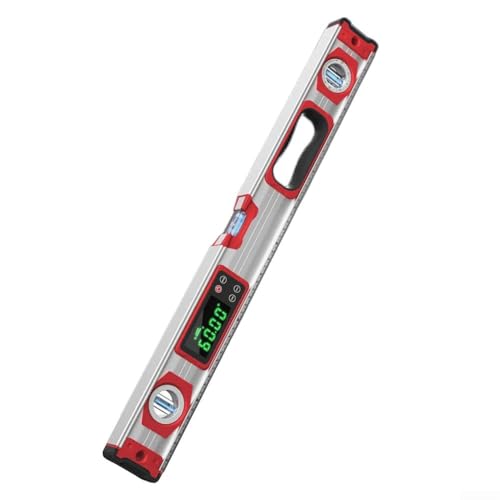 HpLive Digitale Wasserwaage aus Aluminiumlegierung mit Magnetfunktion - Elektronische Neigungsmesser mit LCD Display 200-600mm(400mm) von HpLive