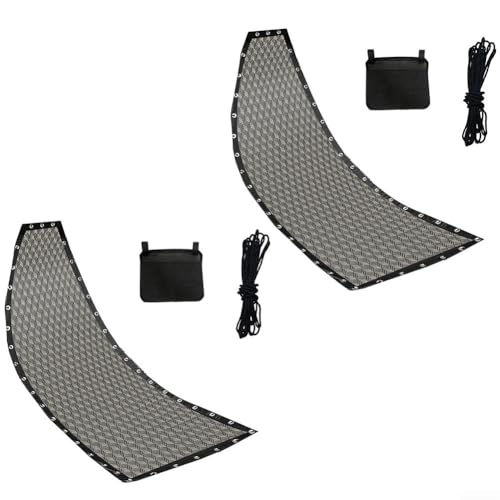 HpLive Ersatz Sitztuch für Hängesessel Textilene Schaukelsessel mit Rhombus Muster 64x197x23cm Hängestuhl Ersatzbezug(2pcs with pockets) von HpLive