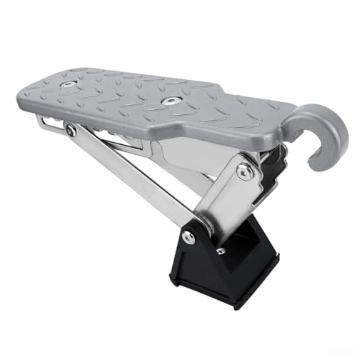 HpLive Faltbare Dachgepäckträgerstufe, 7-Gang-verstellbare Türstufe aus Aluminiumlegierung für Auto-LKW, für den Zugang zum Fahrzeugdach, 24 x 7 cm(Silver) von HpLive