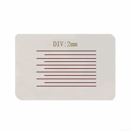 HpLive Gitterbrett 100-Gitter Testbrett Beschichtung Haftungsprüfgerät Edelstahl Kratztest DIY Elektrische Prüfung Werkzeug Messgerät Prüfgerät(2mm) von HpLive
