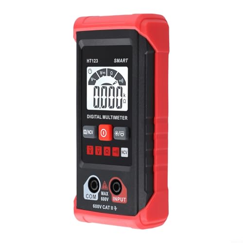 HpLive HT123 Digital Multimeter für Präzisionsmessung, 2000 Counts, Auto-Ranging, NCV, True RMS, Backlight, Data Hold, Taschenlampe von HpLive