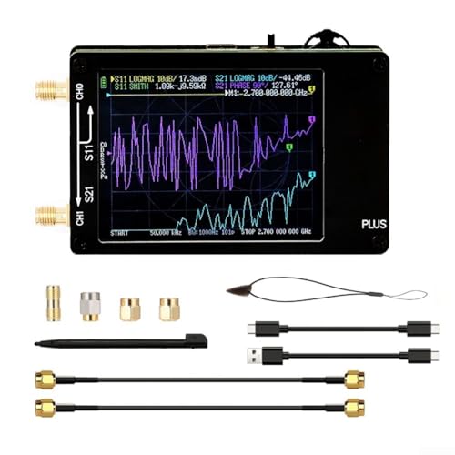 HpLive Handheld Vector Network Analyzer 50 KHz-2,7 GHz Mit 2,8-Zoll-Display Männlichen Kabel RF Test Ausrüstung Für ingenieure(Without memory card) von HpLive