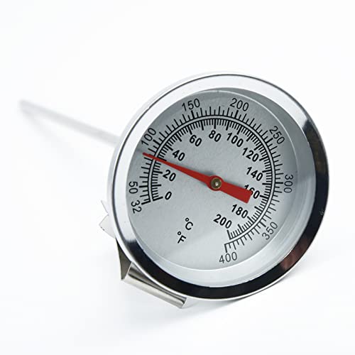 HpLive Kochen Bratenthermometer Grillthermometer Küchenthermometer Edelstahl Küche Sonde Thermometer mit Clip für BBQ Food Fleisch, 0~200 °C Grad von HpLive