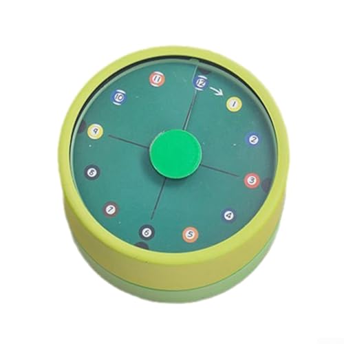 HpLive Küchentimer Magnetisch，Niedlicher Magnet Runde Form Eieruhr Timer, Küchenwerkzeuge Mechanischer Kochtimer Küchentimer(green) von HpLive