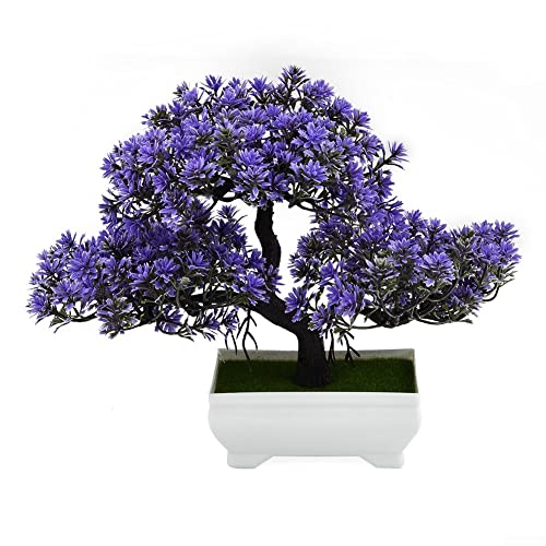 HpLive Künstliche Bonsai Pflanzen Kunstpflanze Bonsai-Baum Pflanzen Kunstbaum Home Office Simulation Topfpflanze Garden Büro Deko von HpLive