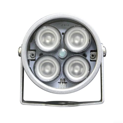 HpLive LED Infrarot Strahler Nachtsichtgerät Illuminator 850nm für Überwachungskamera DC 12V Aluminiumgehäuse mit Glasabdeckung von HpLive
