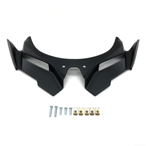 HpLive Motorrad-Frontverkleidung Winglet Aerodynamischer ABS-Spoilerschutz Kompatibel mit ZX4R ZX25R 2021-2023 Rot(Black) von HpLive