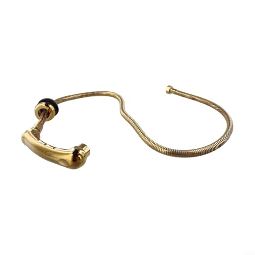 HpLive Professioneller Duschkopf für Salon-Shampoo-Schüssel mit 137 cm langem Schlauch, Legierung und ABS-Düse für Shampoo-Betten und Waschbecken, Gold HpLive Professioneller Duschkopf für Salon-Shampoo-Schüssel mit 137 cm langem Schlauch, Legierung und ABS-Düse für Shampoo-Betten und Waschbecken, Gold von HpLive