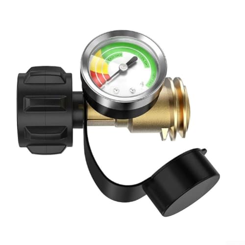 HpLive Propane Druckmessgerät Adapter Tankfüllungskonverter für Gasgrill Camping Heizung Außenbereich von HpLive