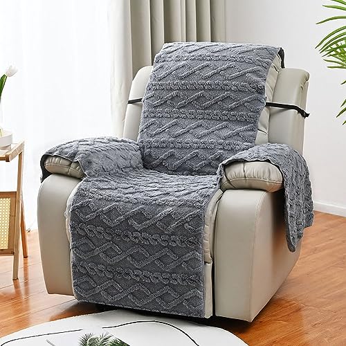 HpLive Relaxsessel Abdeckung mit Spanngurten, Weicher Stuhlbezug für Relaxsessel, Liegestuhl, Einzelsessel von HpLive