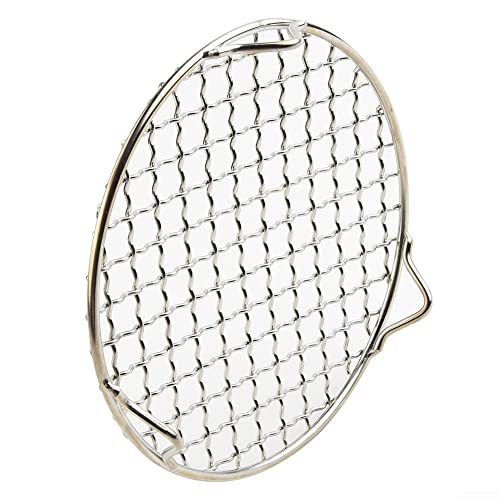 HpLive Rundes Edelstahl Backgitter mit Beinen, Mehrzweck Grill Netze Backnetz, kühlendes Bratrostnetz, Grillrost zum Kühlen von Keksen, Brot, Kuchen (180mm) von HpLive