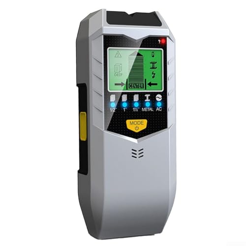 HpLive SH402 5-in-1 Multifunktions-Wandscanner Metalldetektor Leitungssuchgerät für Holz Metall Stromleitungen Ortungsgerät(Silber) von HpLive
