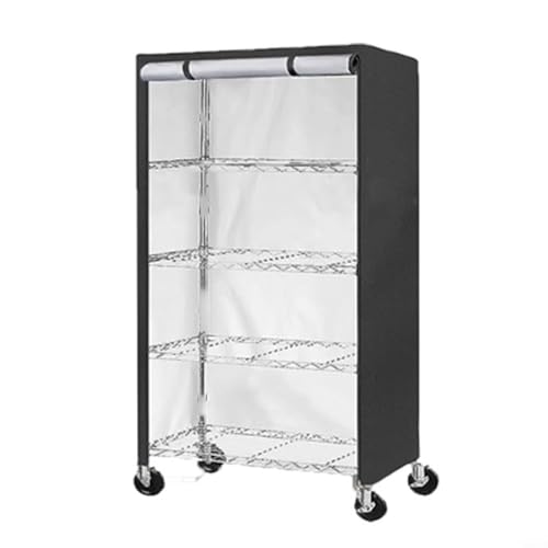 HpLive Schutzhülle für Regale，Garten Regal Lagerung Abdeckung Rack Abdeckung wasserdicht und staubdicht für Regale(420D) von HpLive