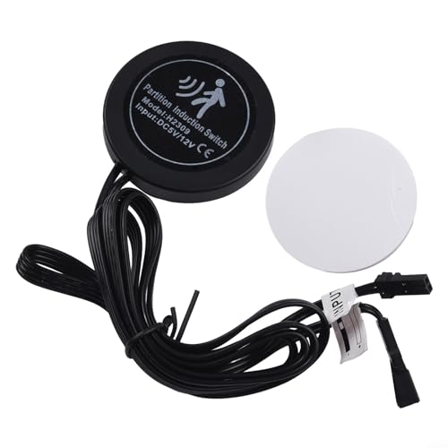 HpLive Sensorschalter, LED Dimmer 12V-24V Durchlässige Holzplatte Touch Sensor Schalter LED Steuerung Lichtschalter 12V-24V(hand sweep-touch switch) von HpLive