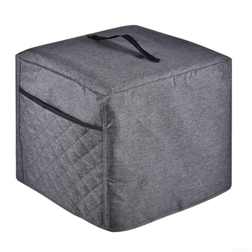 HpLive Staubdichte Abdeckung für Allesschneider 600D Oxford Wasserdicht mit Organizer Taschen - 30x40x33cm Schutz für Allesschneider, Grau von HpLive