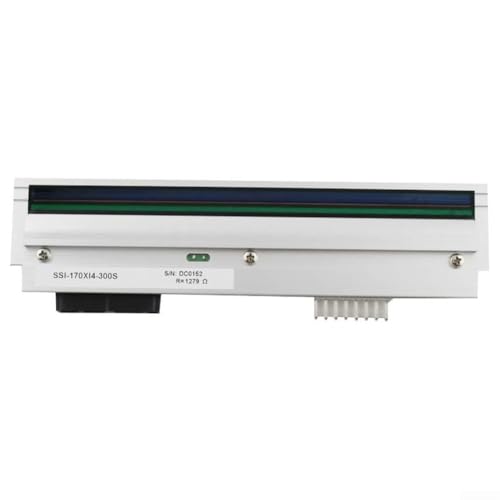 HpLive Thermokopf Druckkopf P1004237 300DPI für Zebra 170Xi4 170XiIV Drucker, Ersatzteil für Etikettendrucker von HpLive